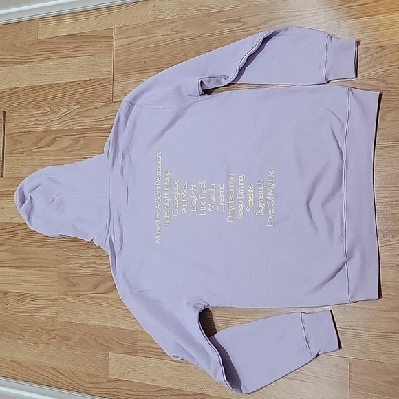 RARE offical Harry Styles Love On Tour 2023 Lilac Hooded Sweatshirt Small - Picture 7 of 7